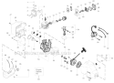 Page B Diagram and Parts List for FEATHERLITE Plus Weed Eater Trimmer